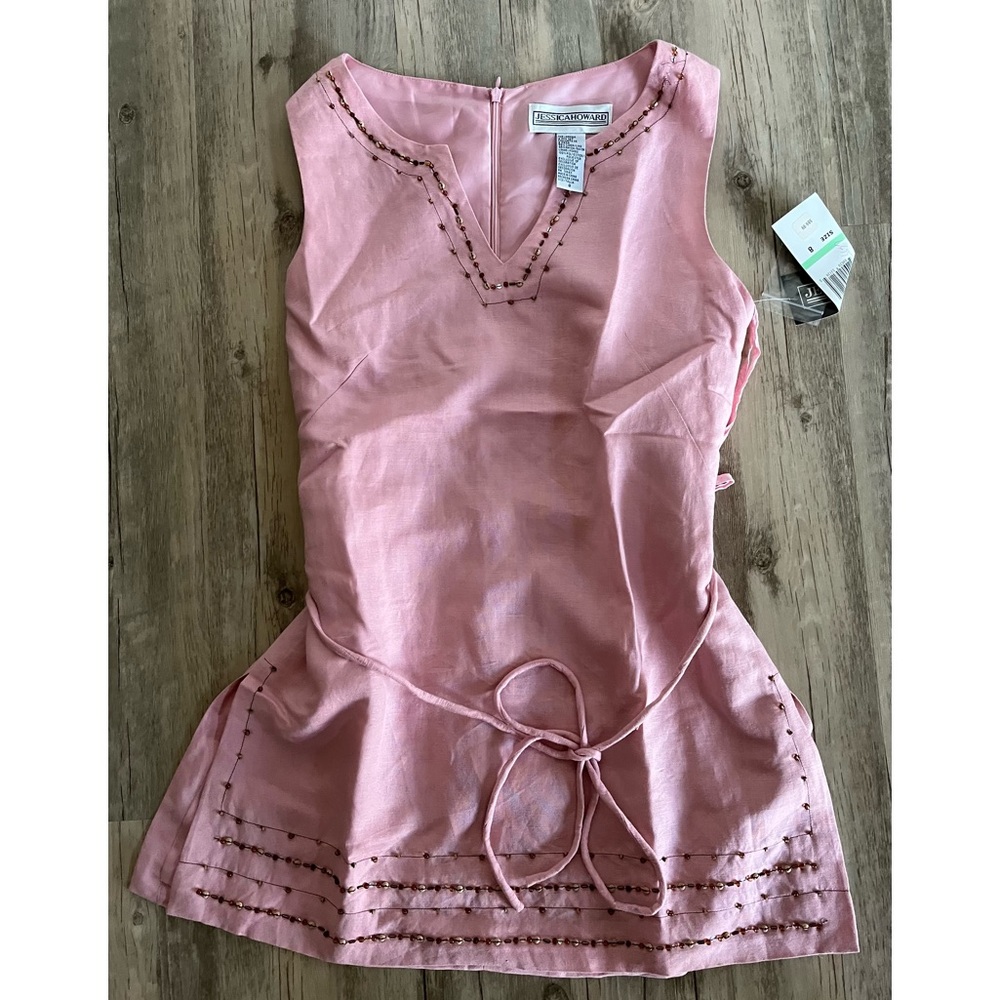 NWT- 2 piece linen pant set size 8.